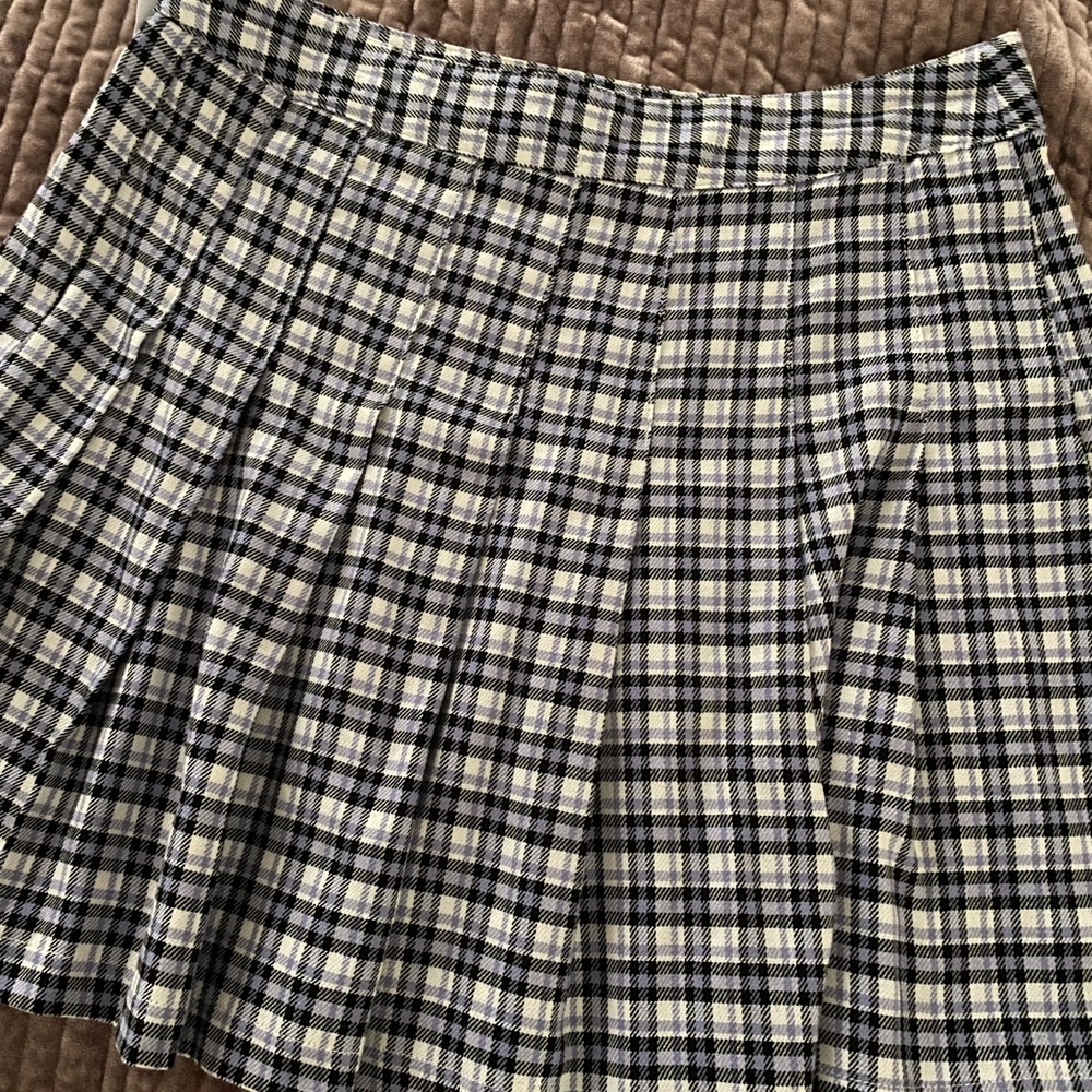 NWT Purple plaid skirt